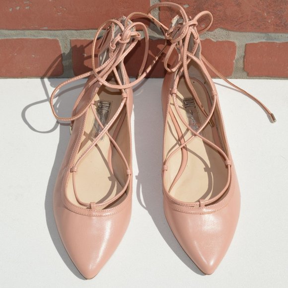 INC International Concepts lace up ballet flats - Picture 3 of 8